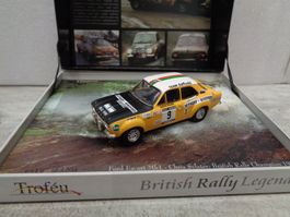 Troféu 1:43 Ford Escort MK1 Classic Car Rallye 1971