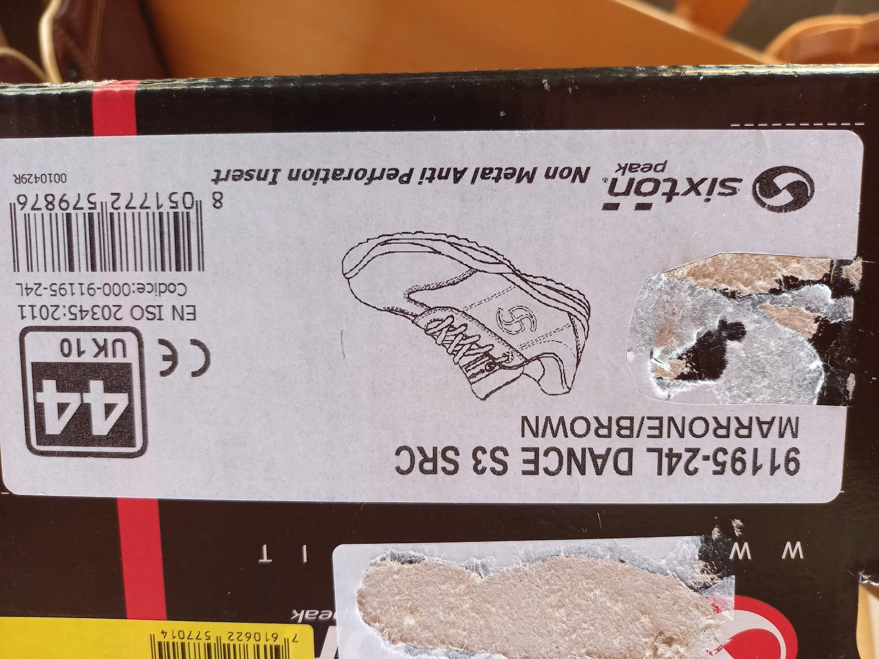 Scarpe da uomo: Sicherheitsschuhe von Sixton - S3 - Gr.44 – Nuovo e nell'imballaggio originale da Cornol venduto da t84 4