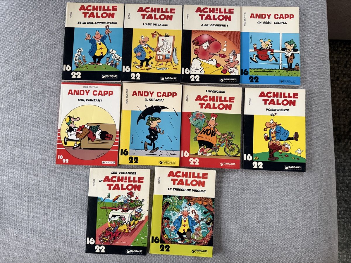 Fumetti: Achille Talon - Andy Capp, 10 Comic Hefte – Usato da Ennetbaden venduto da mapa05