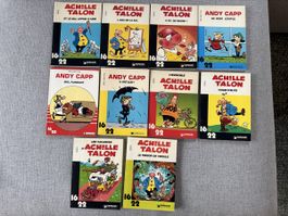 Achille Talon - Andy Capp, 10 Comic Hefte