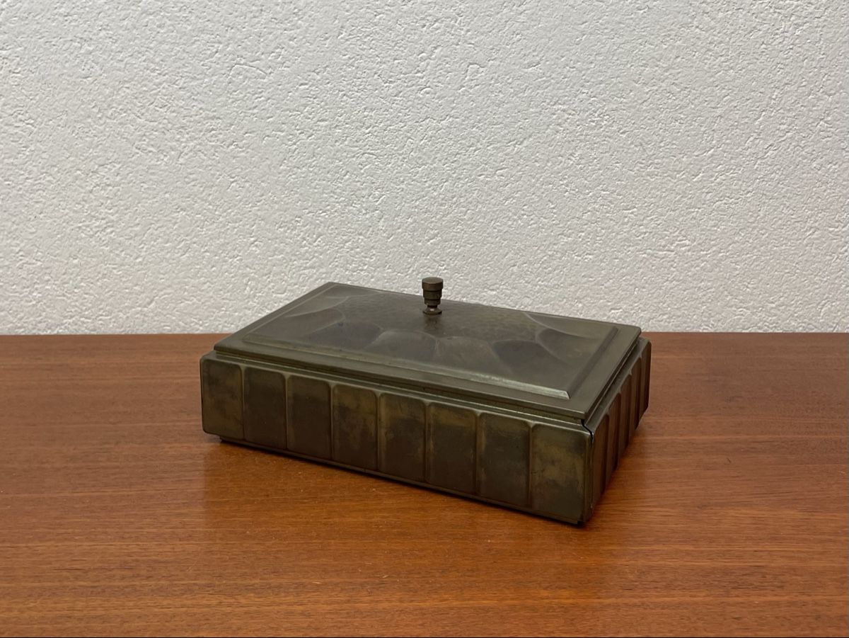 Dosen: Antike Messing Schatulle Dresdner Kunstgewerbe Art Deco Box – Gebraucht aus Zürich von Vintagewiesel 3