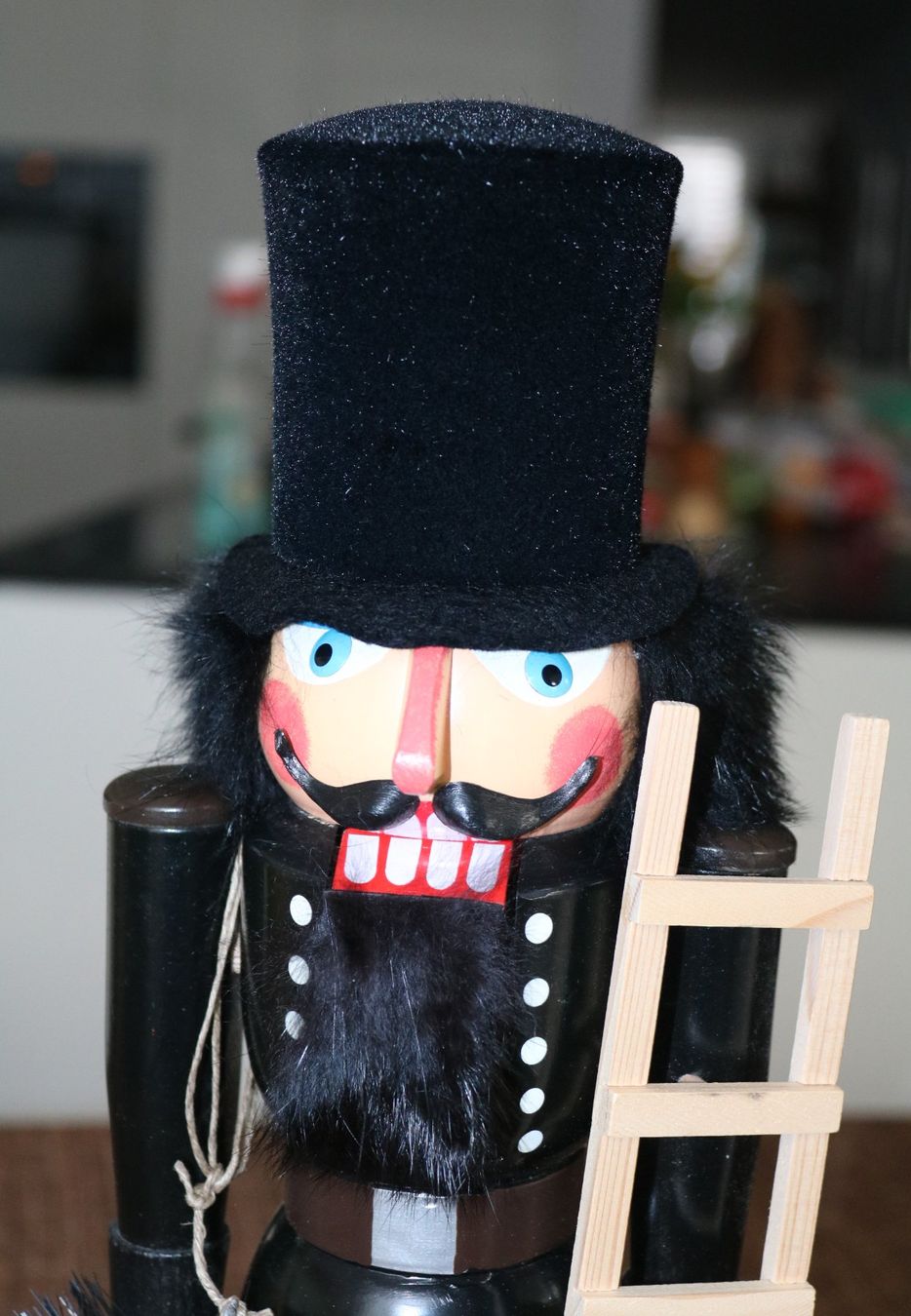 Statuette: Nussknacker "Schornsteinfeger" Original Erzgebirge – Nuovo e nell'imballaggio originale da Frick venduto da Beni58 7