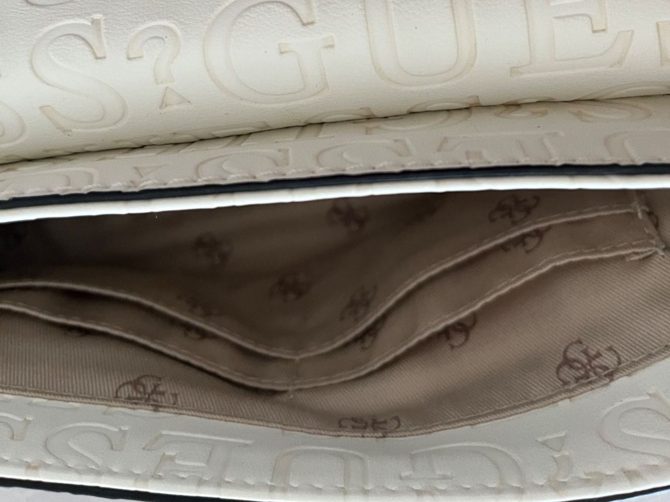 Guess Taschen für Damen: Guess Umhängetasche Brightside, weiss – Neu (gemäss Beschreibung) aus Kloten von SANTALA23 7