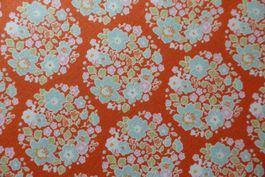 Marke Tilda - BW-Stoff Flower Nest Ginger - L 113 x B 110 cm