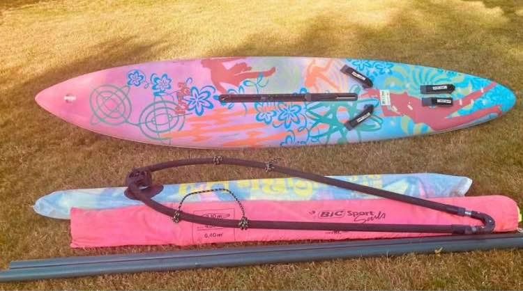 Tavole da surf e di nuoto: Planche à voile BIC Rumba 310 complète + 2 voiles – Usato da Meikirch venduto da bur_2qbf