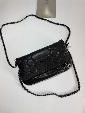 Zadig & Voltaire Quilted Rock Clutch Original