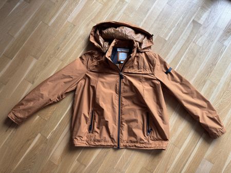 Geox Respira Jacke orange-braun mit Kapuze sehr guter Zustan