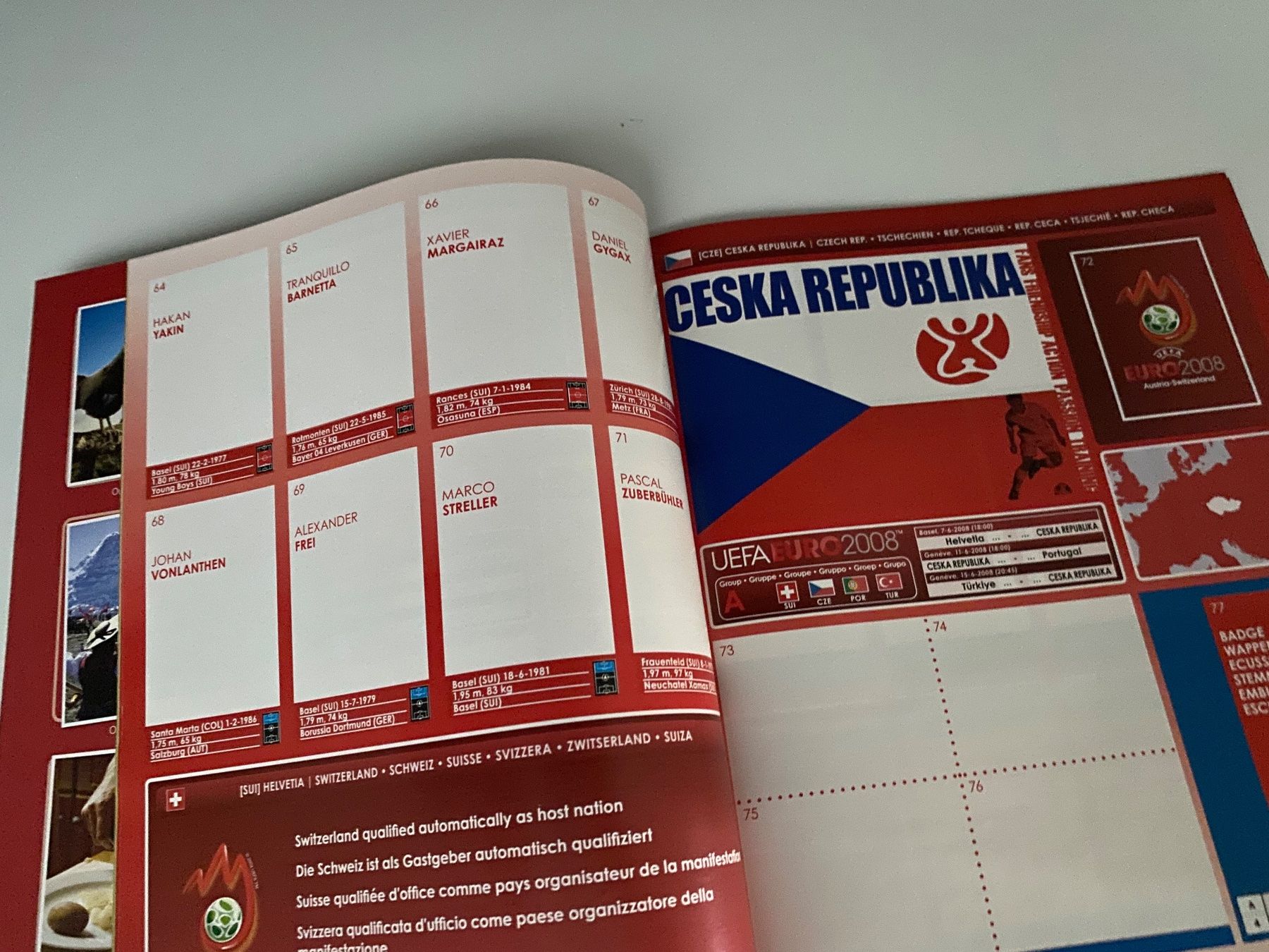 Panini Album: Panini Leeralbum EM 2008 - Sehr seltene Version – Usato da Hergiswil LU venduto da FcMalkov 3
