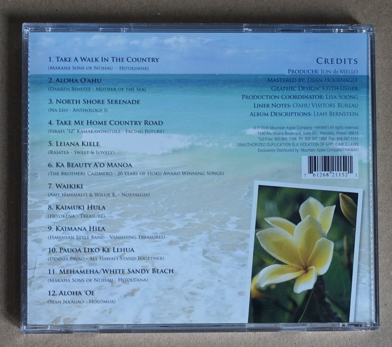 CDs: Kanikapila O'ahu Style - D11 – Gebraucht aus Sessa von discoverymedia 1