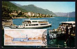 Maximumkarte Schifffahrt Lago Maggiore