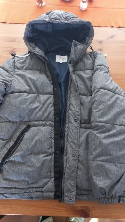 Winterjacke Jack & Jones Core grau Grösse L gebraucht