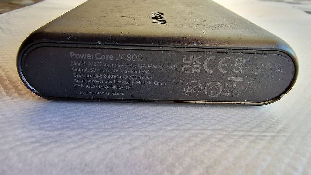 Chargements: Anker Powerbank 26800 – D'occasion à Blumenstein par olk_r5kh 2