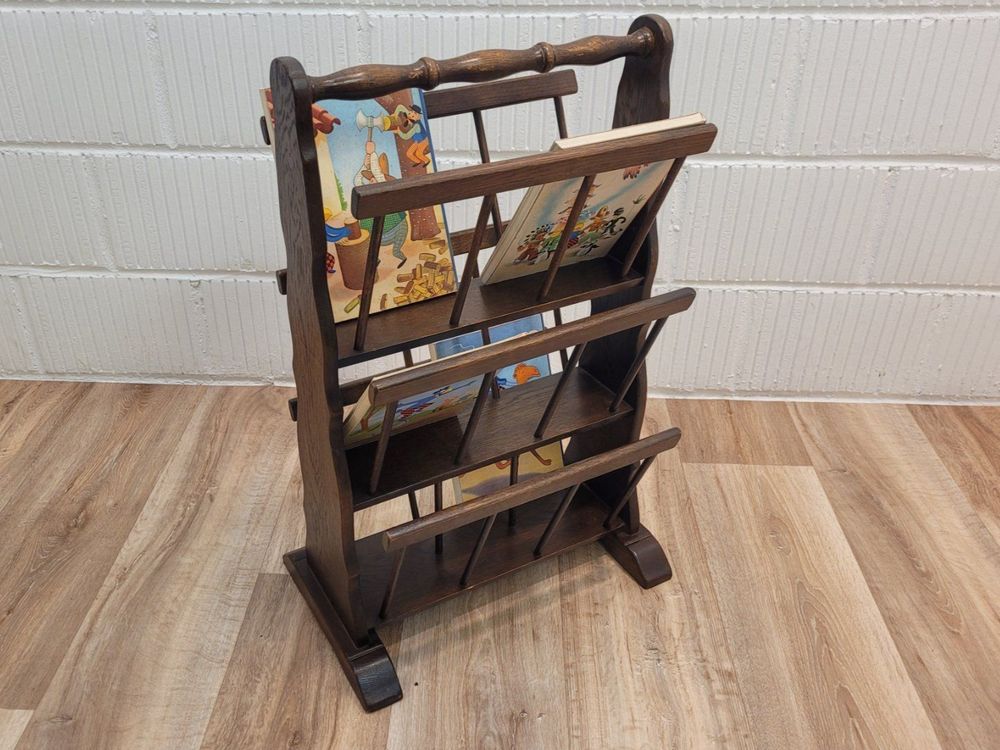 Vintage Wand Zeitschriftenständer Aus Eisen - 26,5x25,5x7cm Aufbewahrungsregal