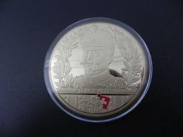 Medaille Die vier Generäle - General Ulrich Wille - 110 g