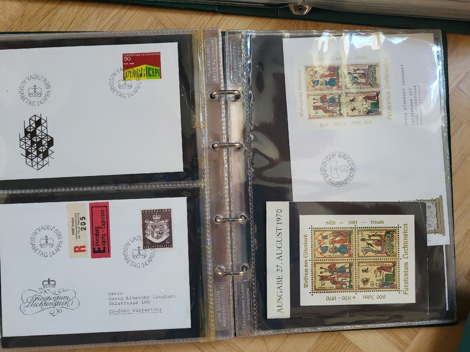 Tutti i francobolli: FDC Lot Schweiz/Liechtenstein – Usato da stäfa venduto da brandy66 4