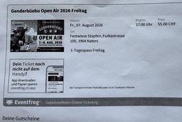 Genderbüebu Ticket