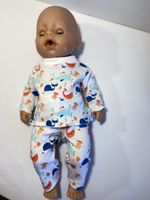 Puppenanzügli/Pyjama, Gr. 40/45 cm. 🤣