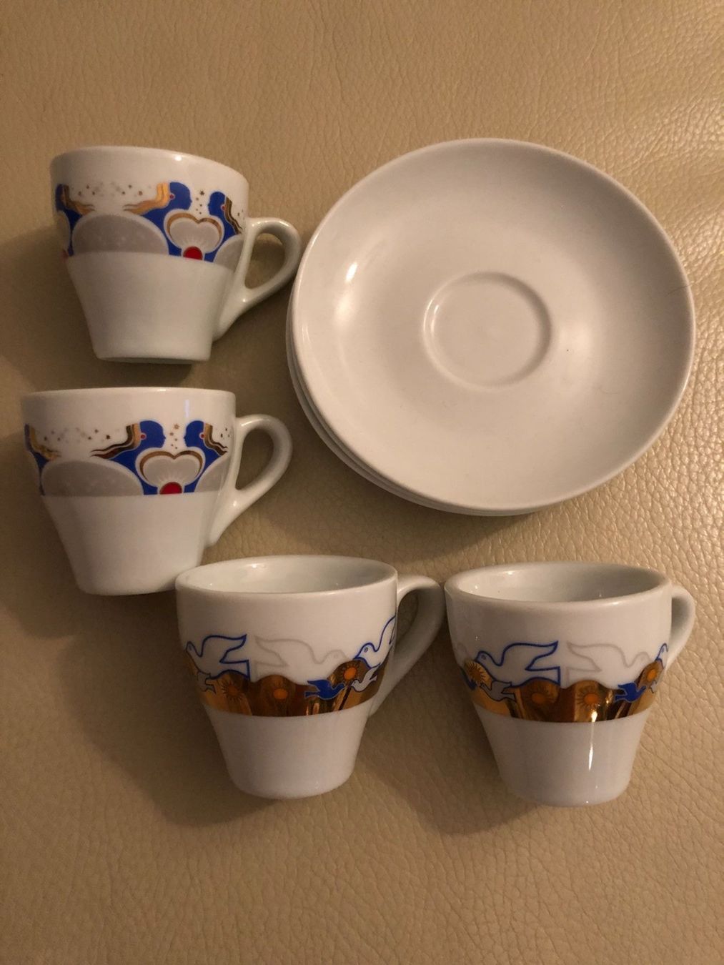 Tazze: 4x Espresso-Tassen NEU, wunderschön – Nuovo (secondo la descrizione) da Landquart venduto da interesse63