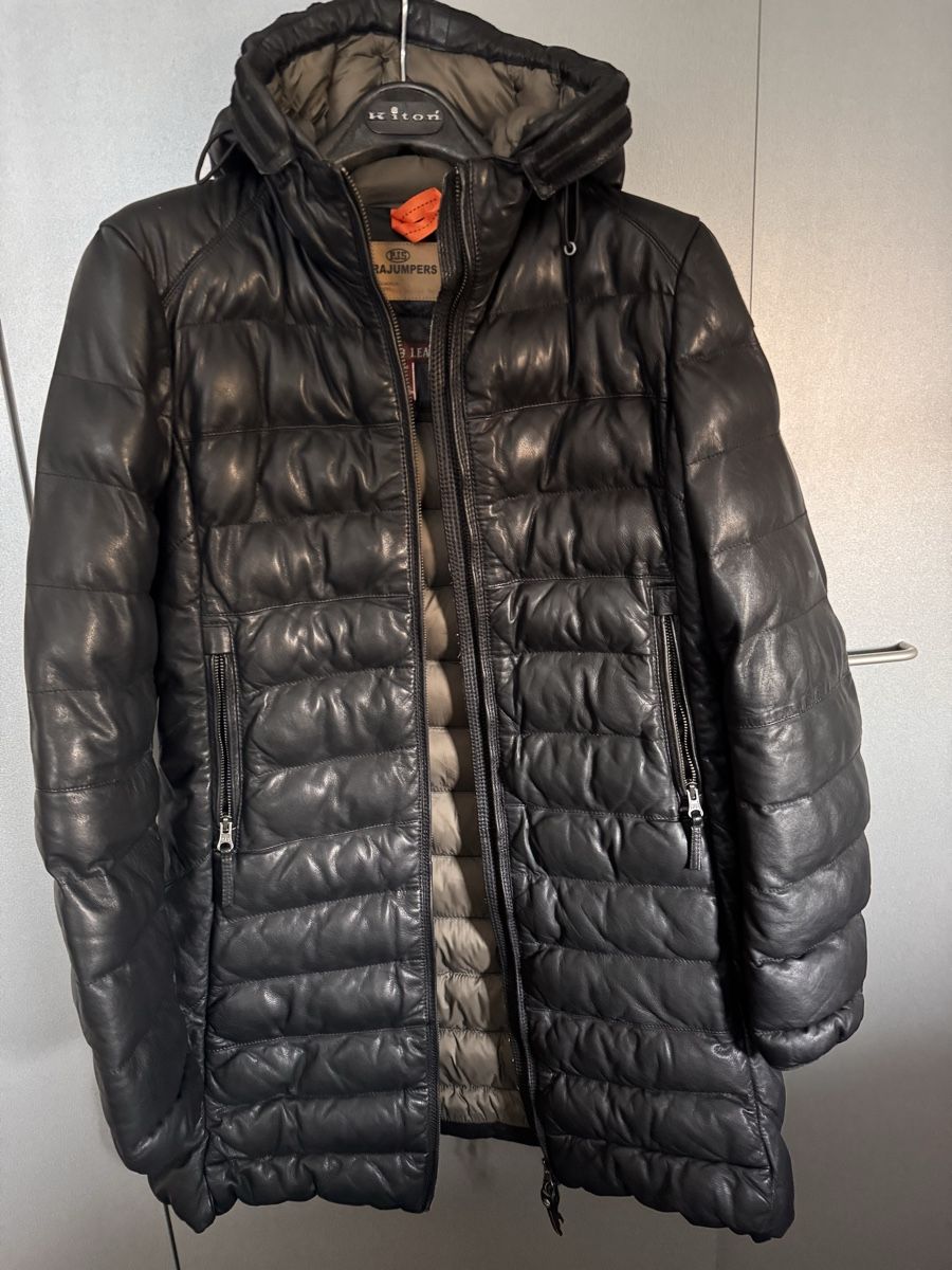 Parajumpers Cappotti: Parajumpers Ledermantel Schwarz Gr.L – Usato da Zürich venduto da NNK28 2
