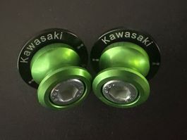 Motorrad Bobbins Ständeraufnahme Kawasaki- Grün M10