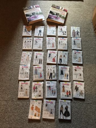 30x Burda Schnittmuster, div. Modelle für Kleidung, Frühling