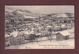 ST. GALLEN unter Schnee - Neujahr - 1905