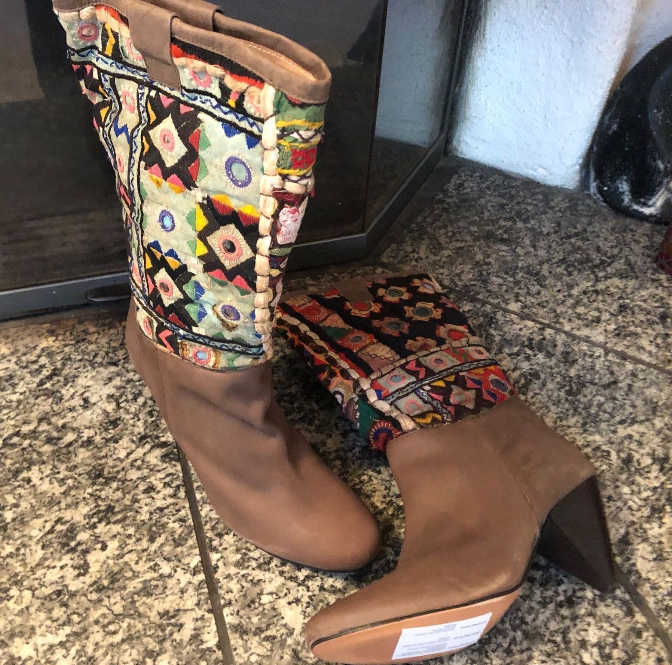 Damenschuhe: Antik Batik Stiefel – Neu (gemäss Beschreibung) aus Baden von Tiffany6878 8