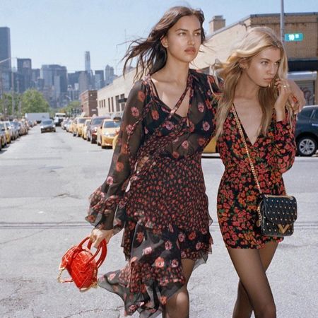 Luxus: The Kooples florales Kleid Gr. 2