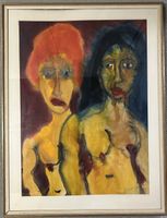 Aquarell Deuil nu Pierre Spori 1923-1989