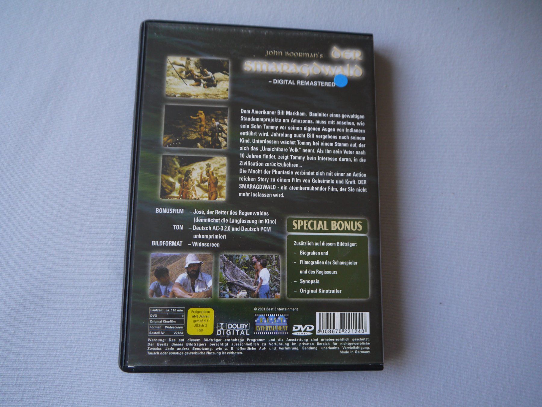 Alle DVDs: Der Smaragdwald(1985) - Powers Boothe – Gebraucht aus Hagendorn von Blaf 1