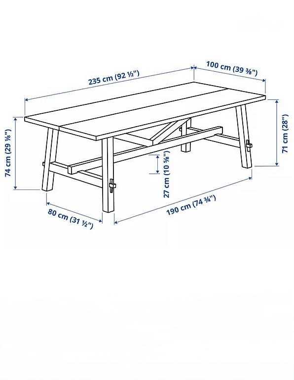 Tavoli: Ikea Esstisch Möckelby 235cm – Usato da Basel venduto da Ohschaumal 4