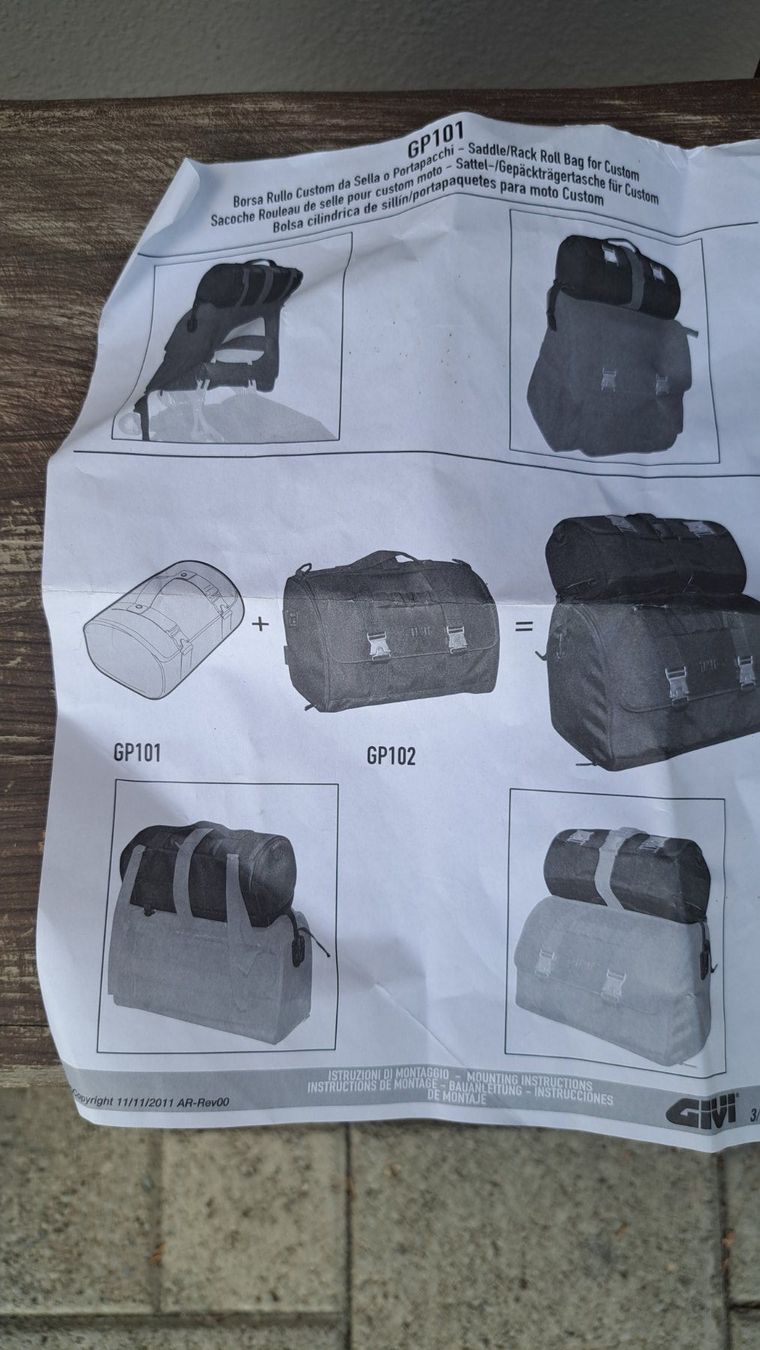 Givi Borse: Gepäckrolle 13l Givi GP101 – Usato da Ettenhausen TG venduto da rolisshop 5
