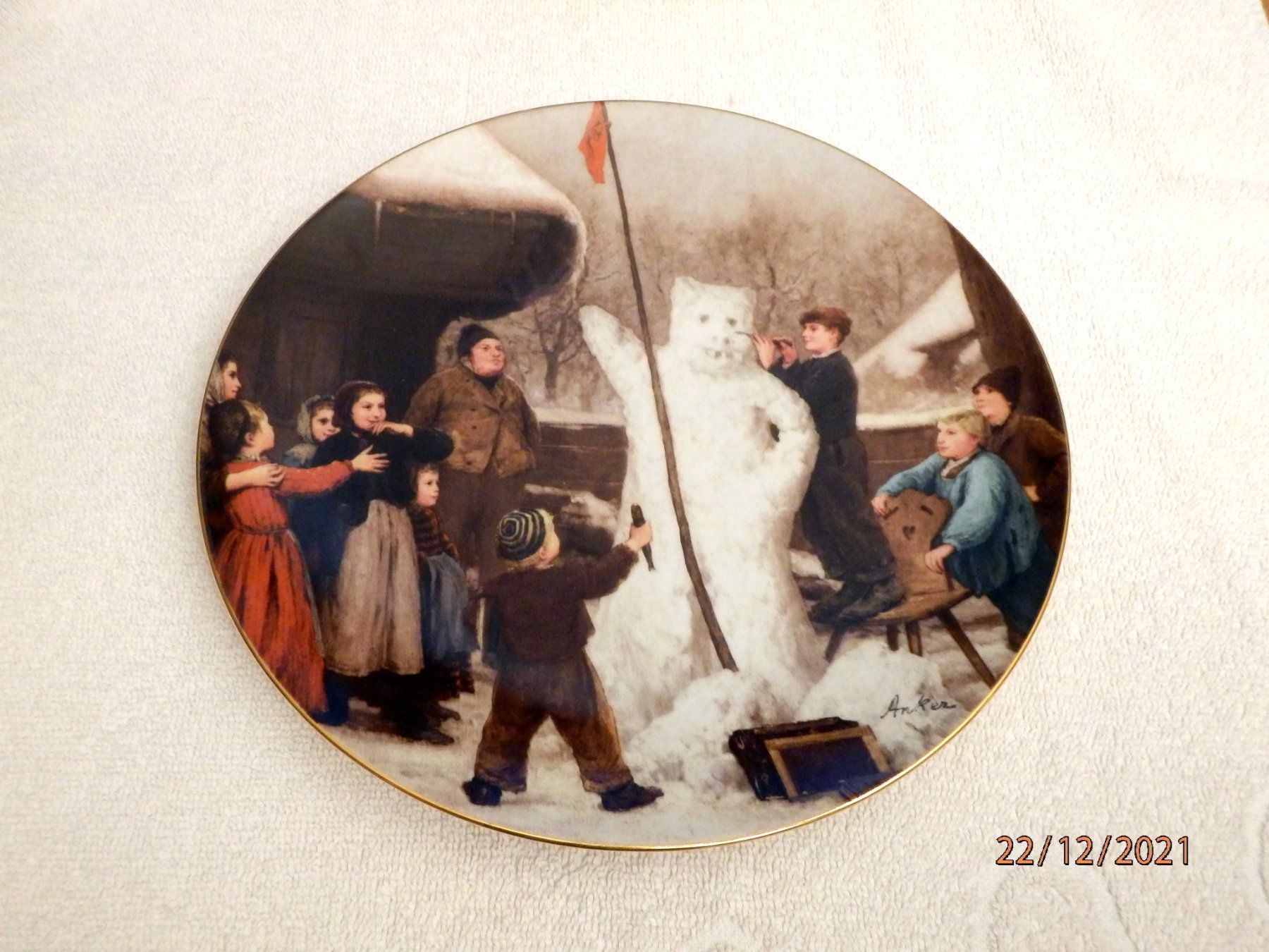 Teller: Albert Anker, Wandteller, Auflage limit. – Neu (gemäss Beschreibung) aus Ueberstorf von dinbau 5