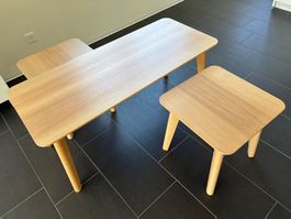 NEU Set LISABO, Tish und 2 Stuehle, IKEA