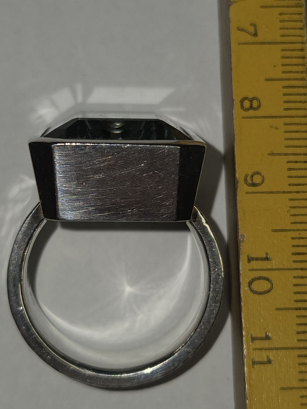 Anelli: Aquamarin Ring 925 silber – Usato da Langnau i. E. venduto da Johnny1966 3