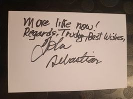 John Sebastian - Woodstock - handsignierteAutogrammkarte