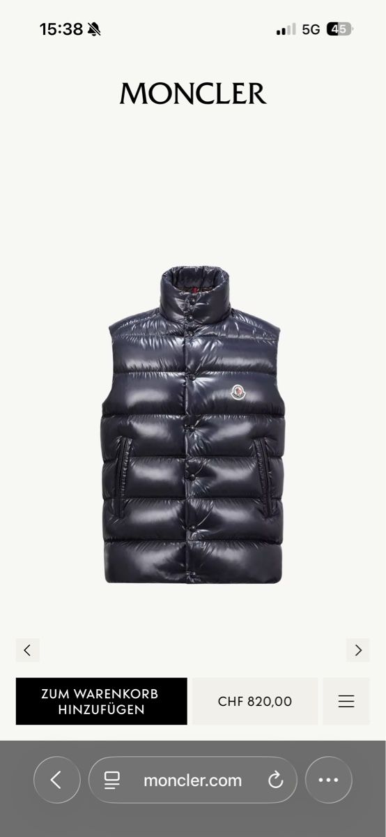 Moncler Gilet & Giacche: Moncler Tibb Daunenweste – Usato da Cham venduto da NicMartin 2