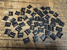 lego 48336 lot de 50 pièces Black Plate, Modified 1 x 2