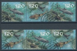 2024 - Europa - Fische - Zusammenhängende - Ersttag Stempel