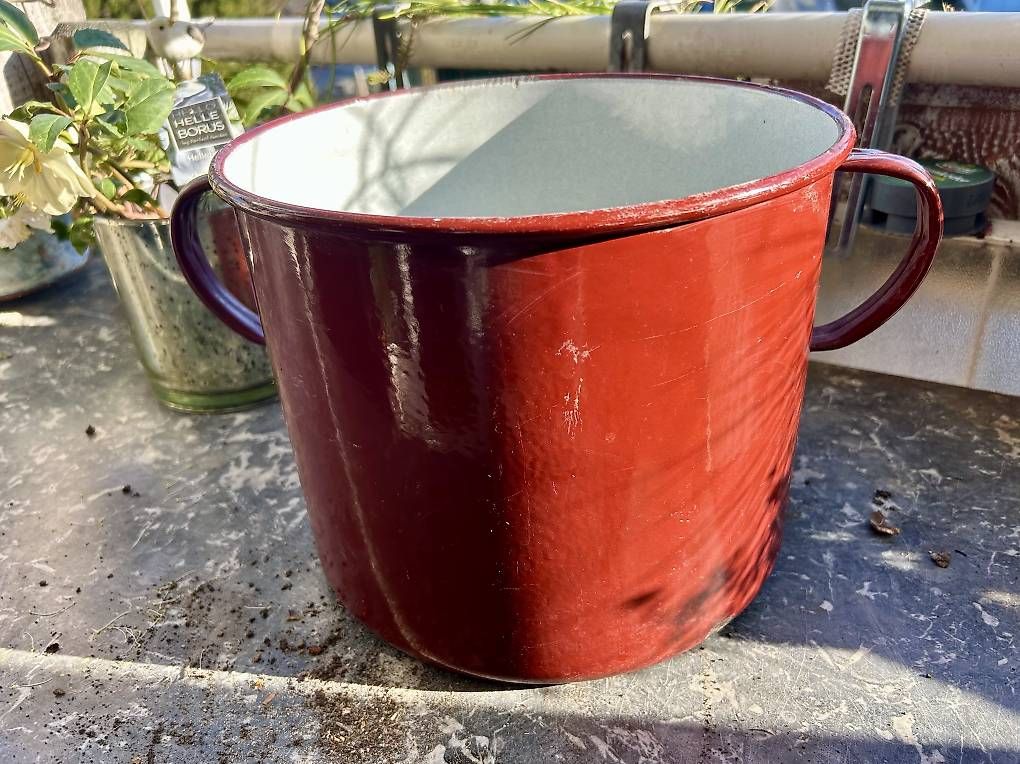 Casseroles: Emaillierter alter Topf  – D'occasion à Frauenfeld par Irene.Schuppli