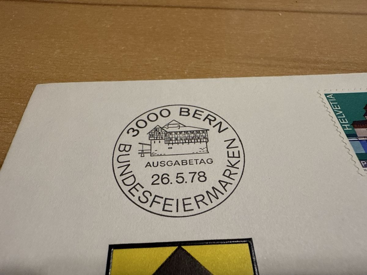 Buste & buste per spedizione: Ersttagsbrief Bundesfeiermarken 26.05.1978 – Usato da Messen venduto da Versber 2