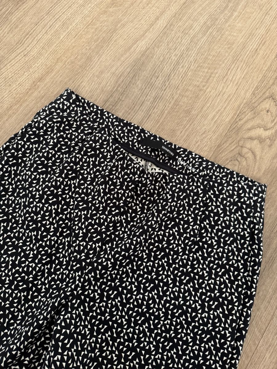 Pantaloni: Stehmann leichte Hose Gr. 36 / S weiss schwarz – Usato da Fislisbach venduto da KolibriSecondhand 2