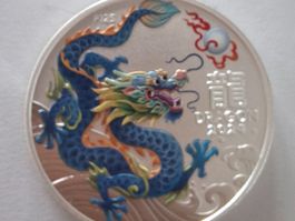 Silber 1oz Lunar III Drache