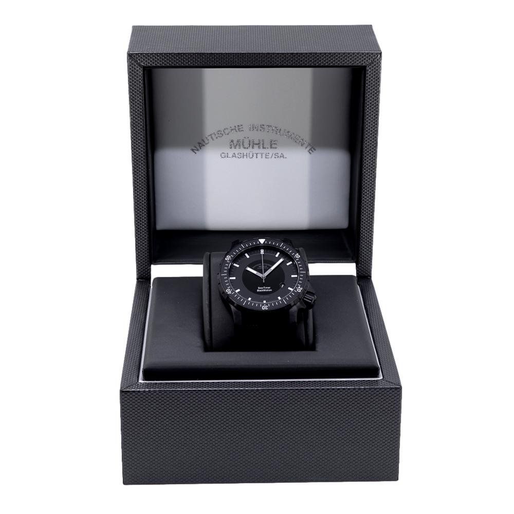 Orologi: Mühle Glashütte M1-41-83-CB SAR Sea-Timer BlackMotion – Nuovo e nell'imballaggio originale da Schindellegi venduto da harveystore 4