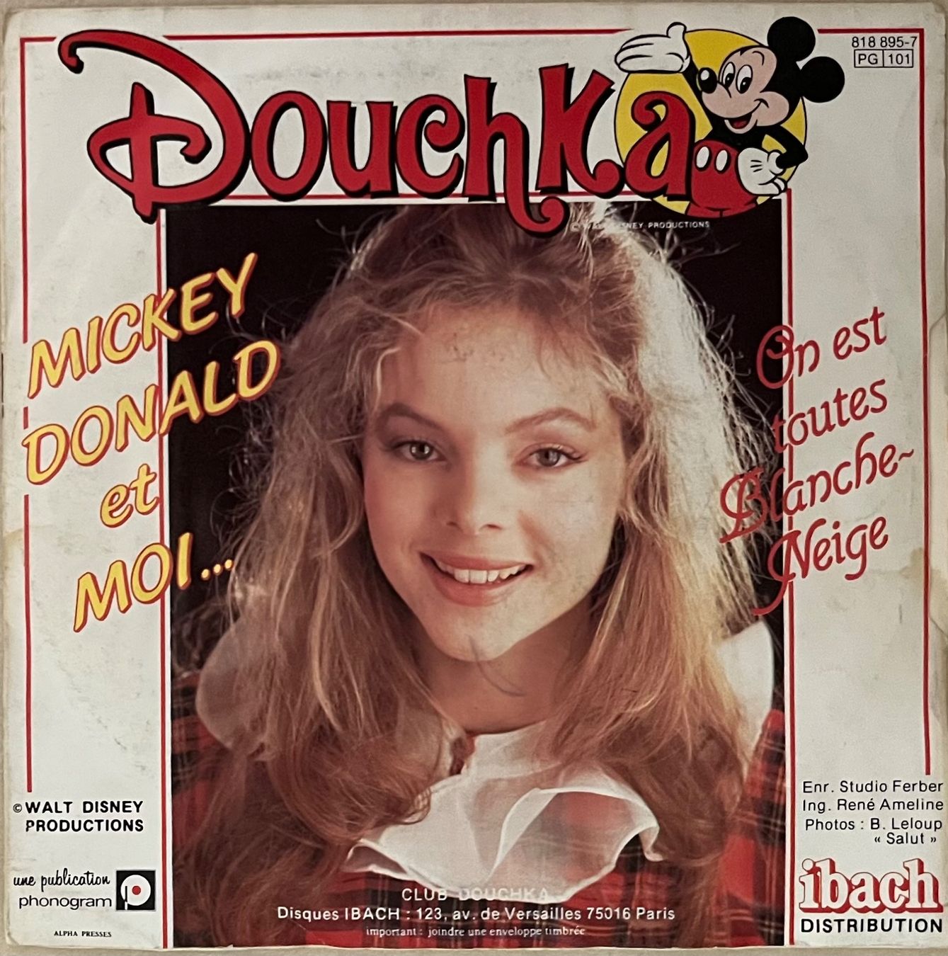 Dischi in vinile: DOUCHKA - MICKEY, DONALD ET MOI... – Usato da Bussigny venduto da vinyl-pas-cher 1