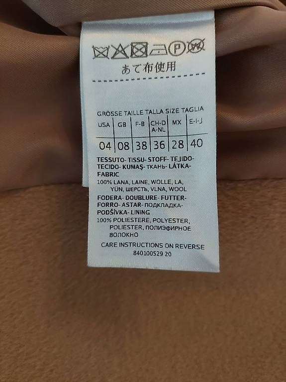 Cappotti: Max&Co Mantel 100% Wolle Longrun Camel – Usato da Zürich venduto da Julia0123 4
