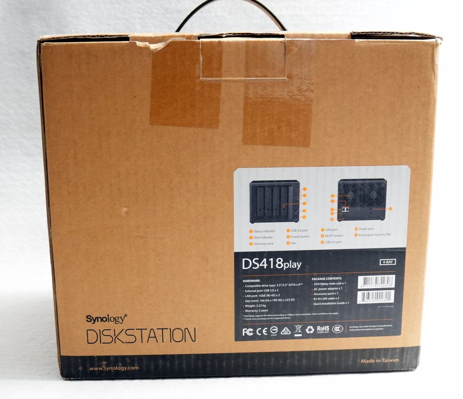 Synology Server: SYNOLOGY Diskstation DS418play - 4 Slots – Usato da Winterthur venduto da Sawomiju 4