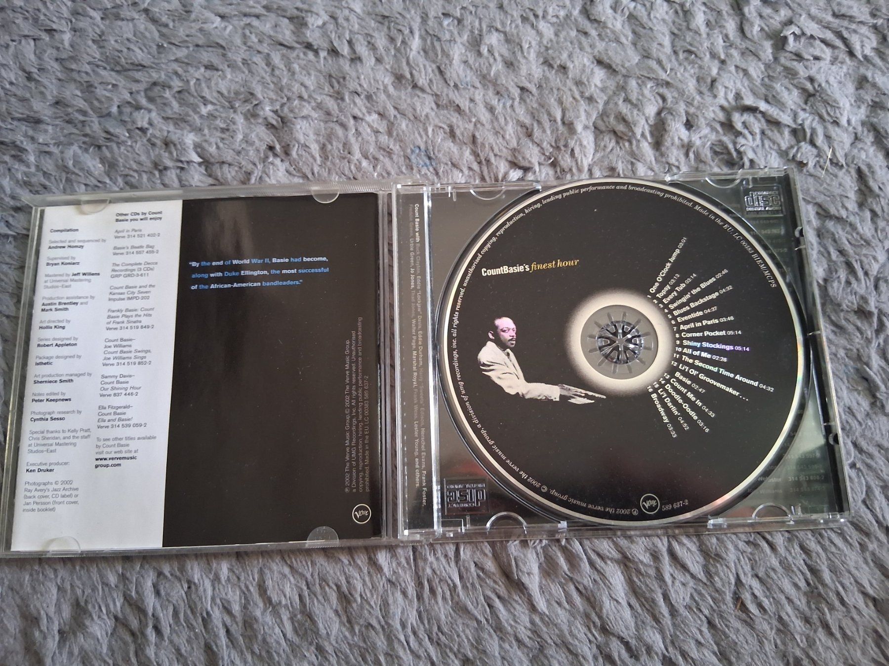 CD: COUNT BASIE'S   FINEST HOUR    CD – Usato da Wetzikon ZH venduto da Ramones01 2