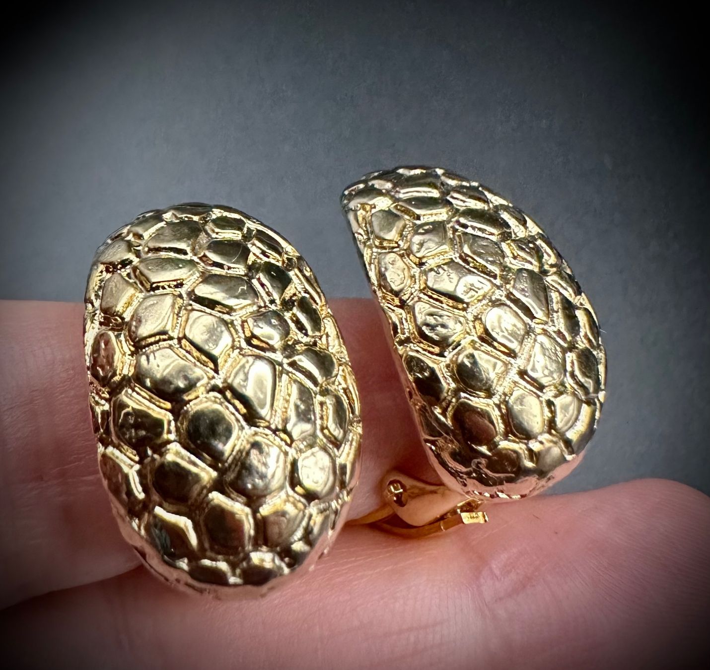 Ohrringe & -stecker: Ohrringe Clips Luxus-Schmuck - Modeschmuck, Vintage – Gebraucht aus Lamone von LaCantinaMagica