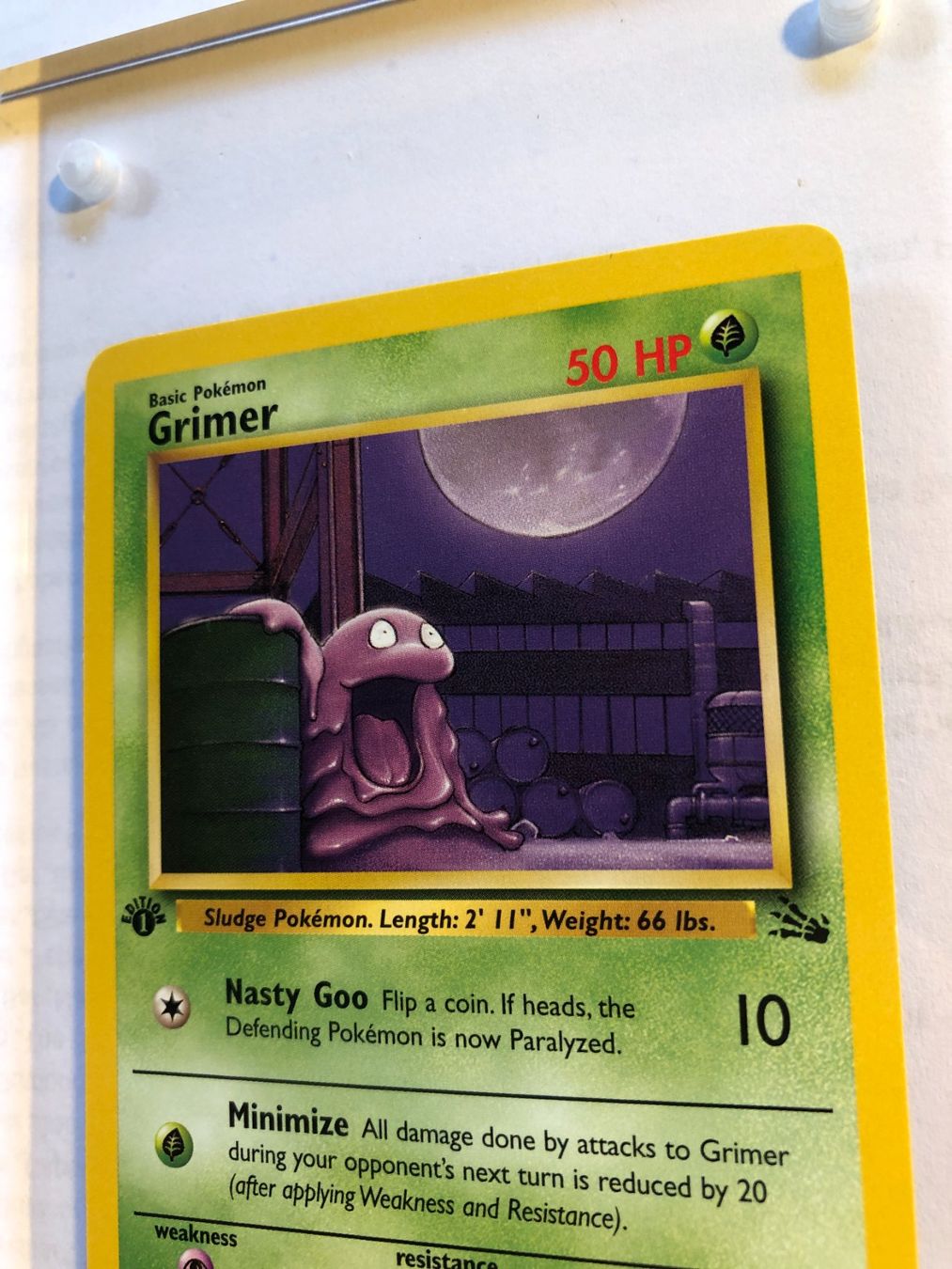 Sammelbilder & Trading cards: Grimer 1st Fossil - MINT - ab 1.- – Gebraucht aus Giubiasco von dan_pr8b 3